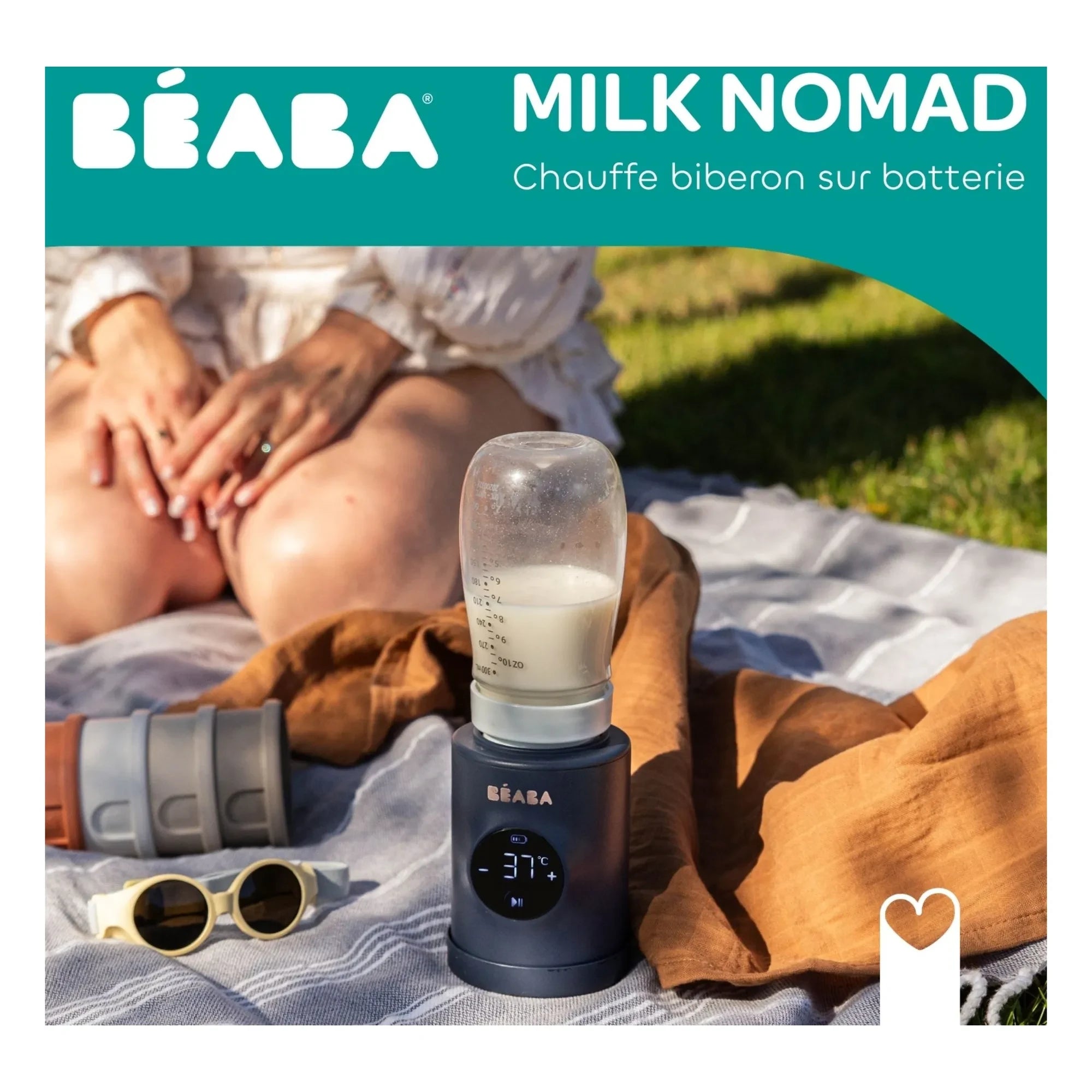 Béaba - Calientabiberones nómada Milk Nomad | Azul noche
