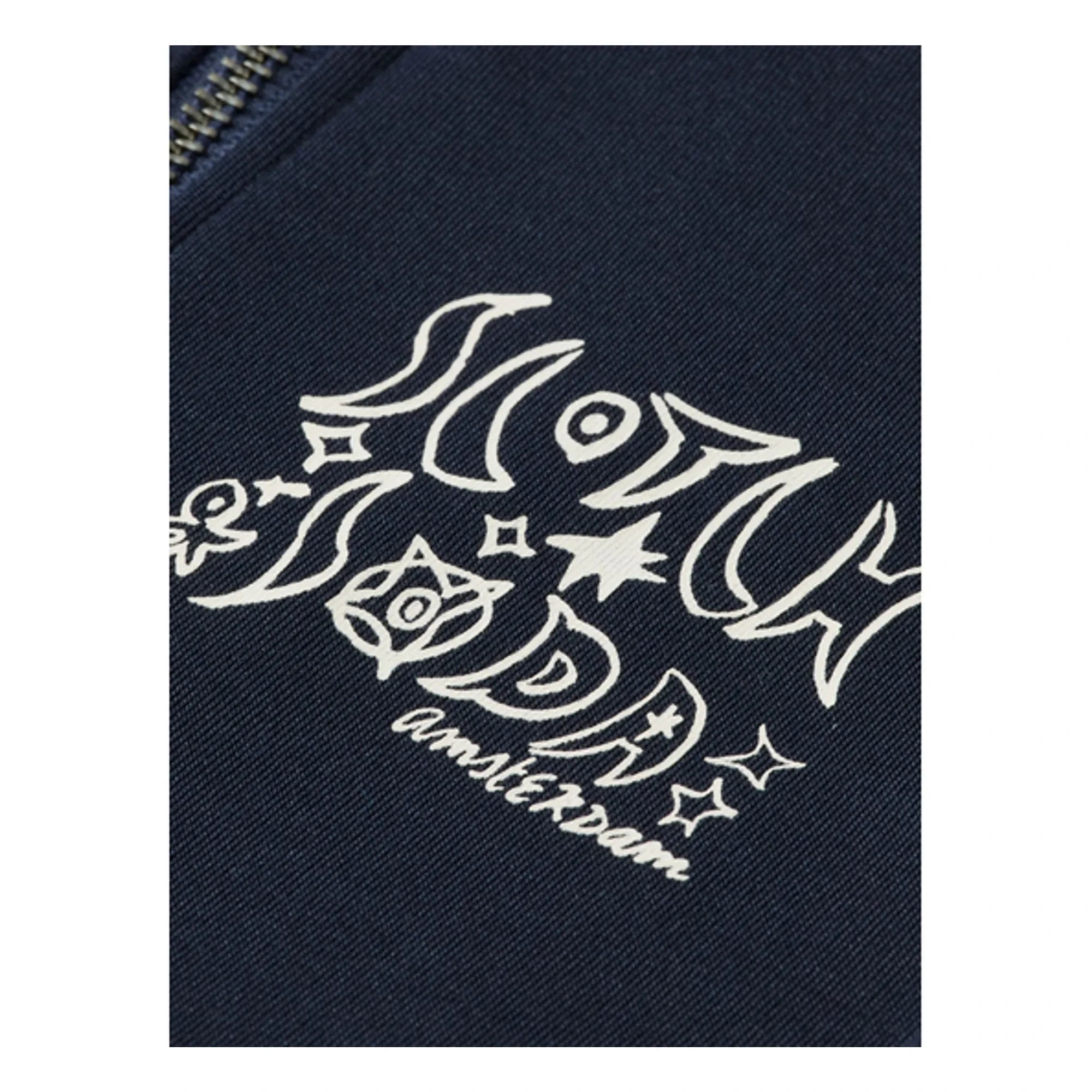 Scotch & Soda - Sudadera de rayas con cremallera | Azul marino