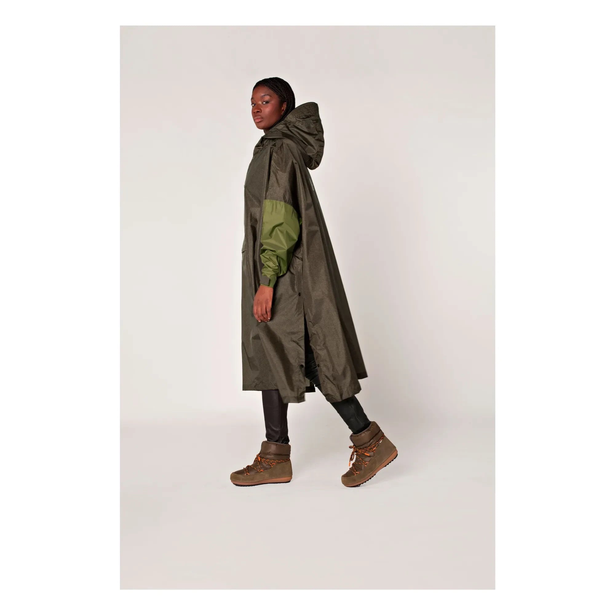 Rainkiss - Poncho Impermeable Espiga - Colección Mujer | Marrón