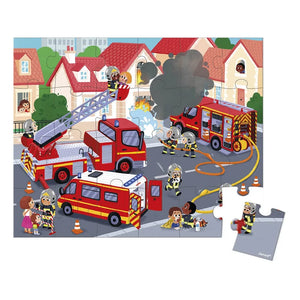 Janod - Rompecabezas de Bombero - 24 Piezas