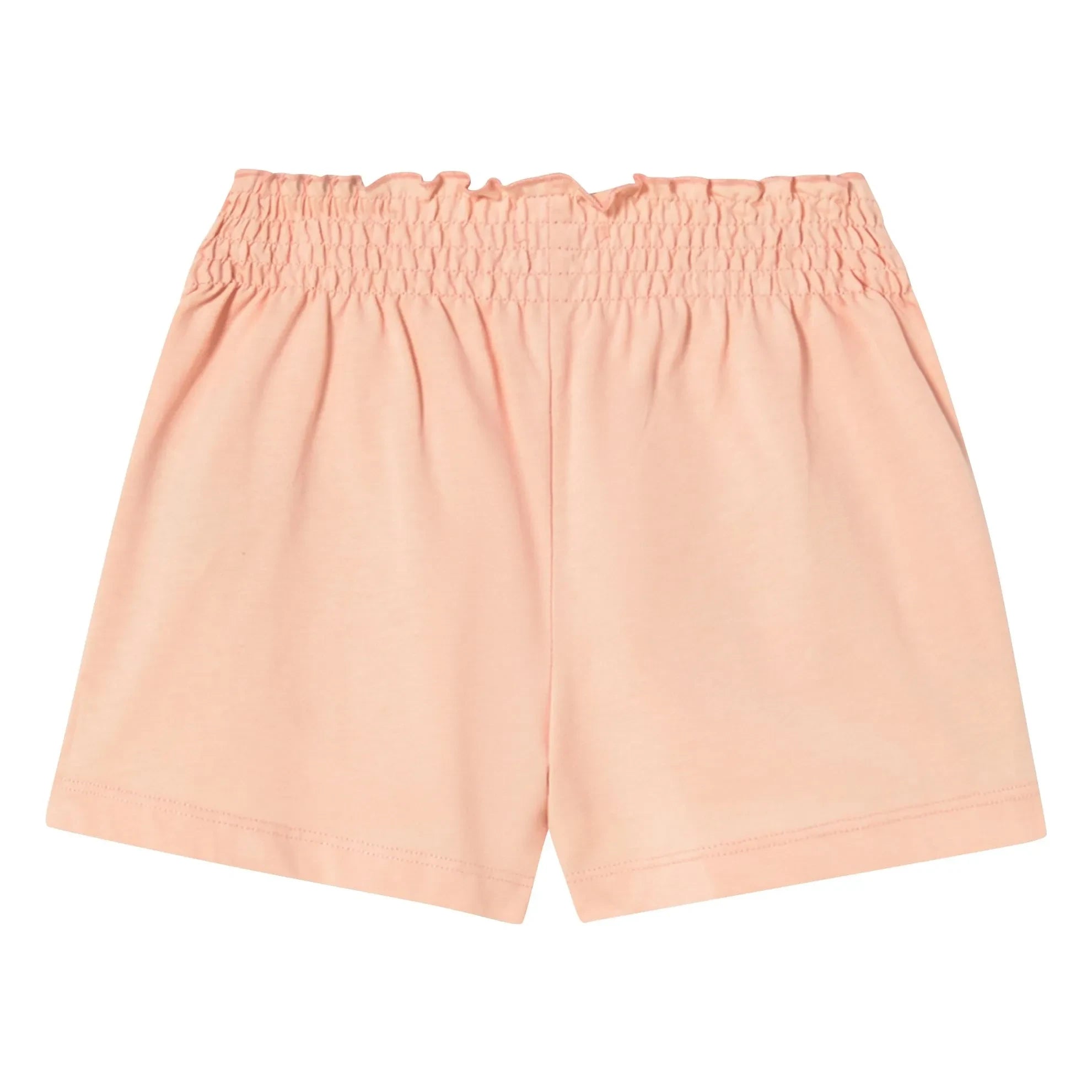 Tinycottons - Pantalón corto con volantes de algodón orgánico Giverny | Rosa claro