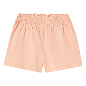 Tinycottons - Pantalón corto con volantes de algodón orgánico Giverny | Rosa claro