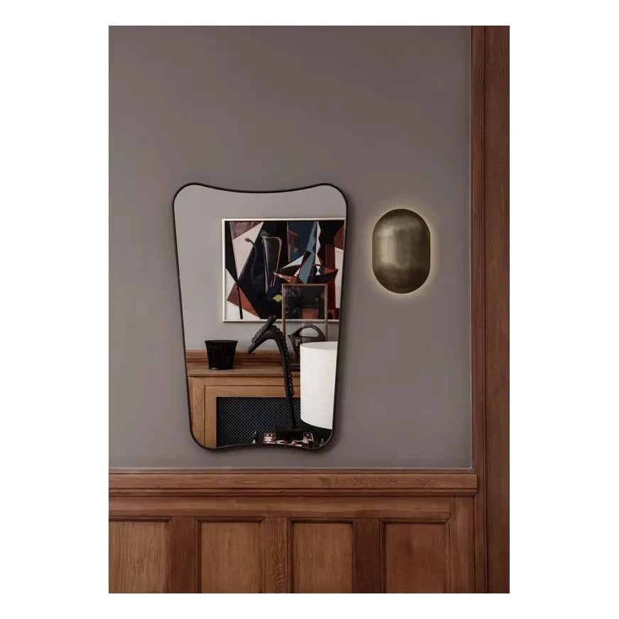 Gubi - Espejo de pared FA33 de Gio Ponti - 54x80 cm | Negro