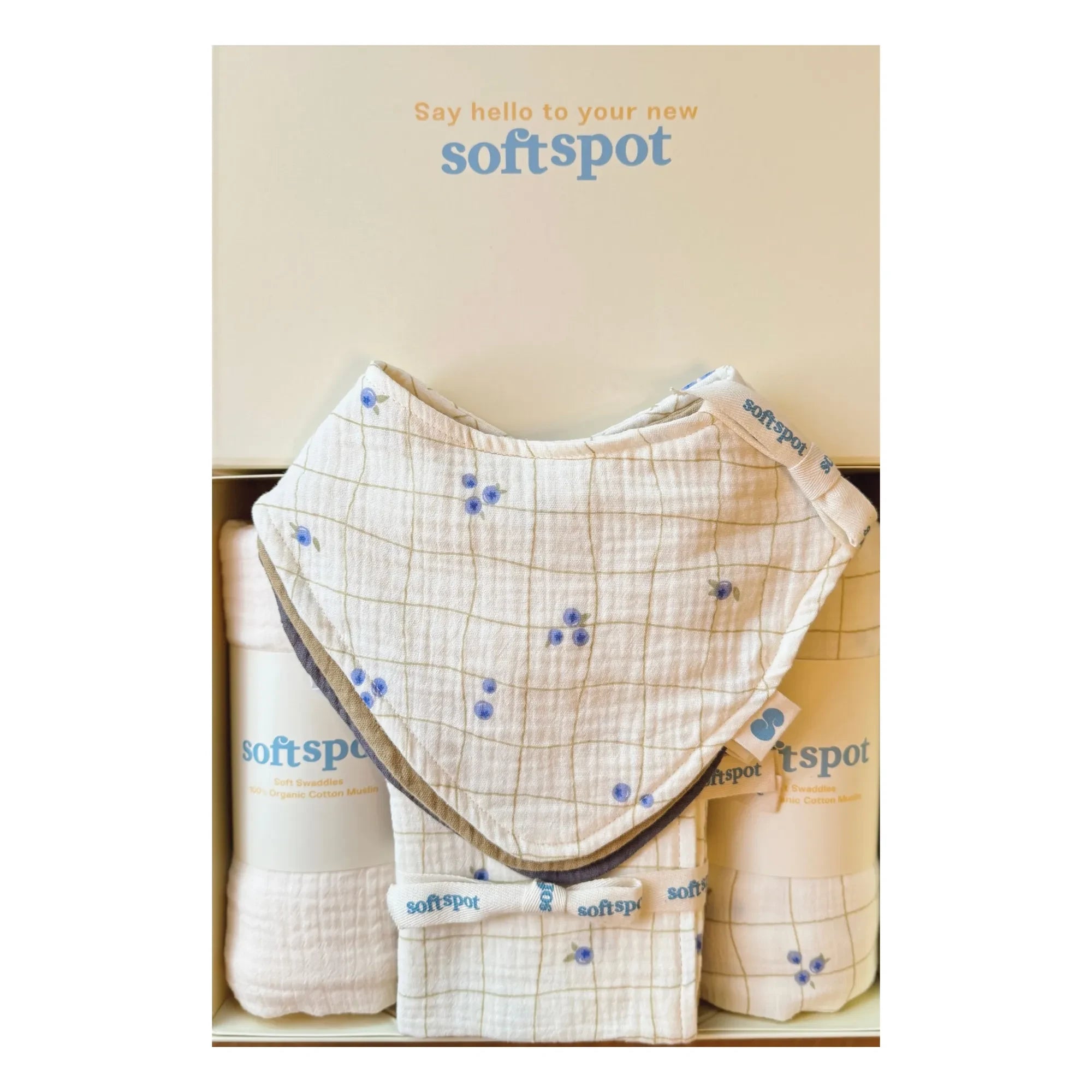 Soft Spot - Set de regalo de nacimiento Blueberries