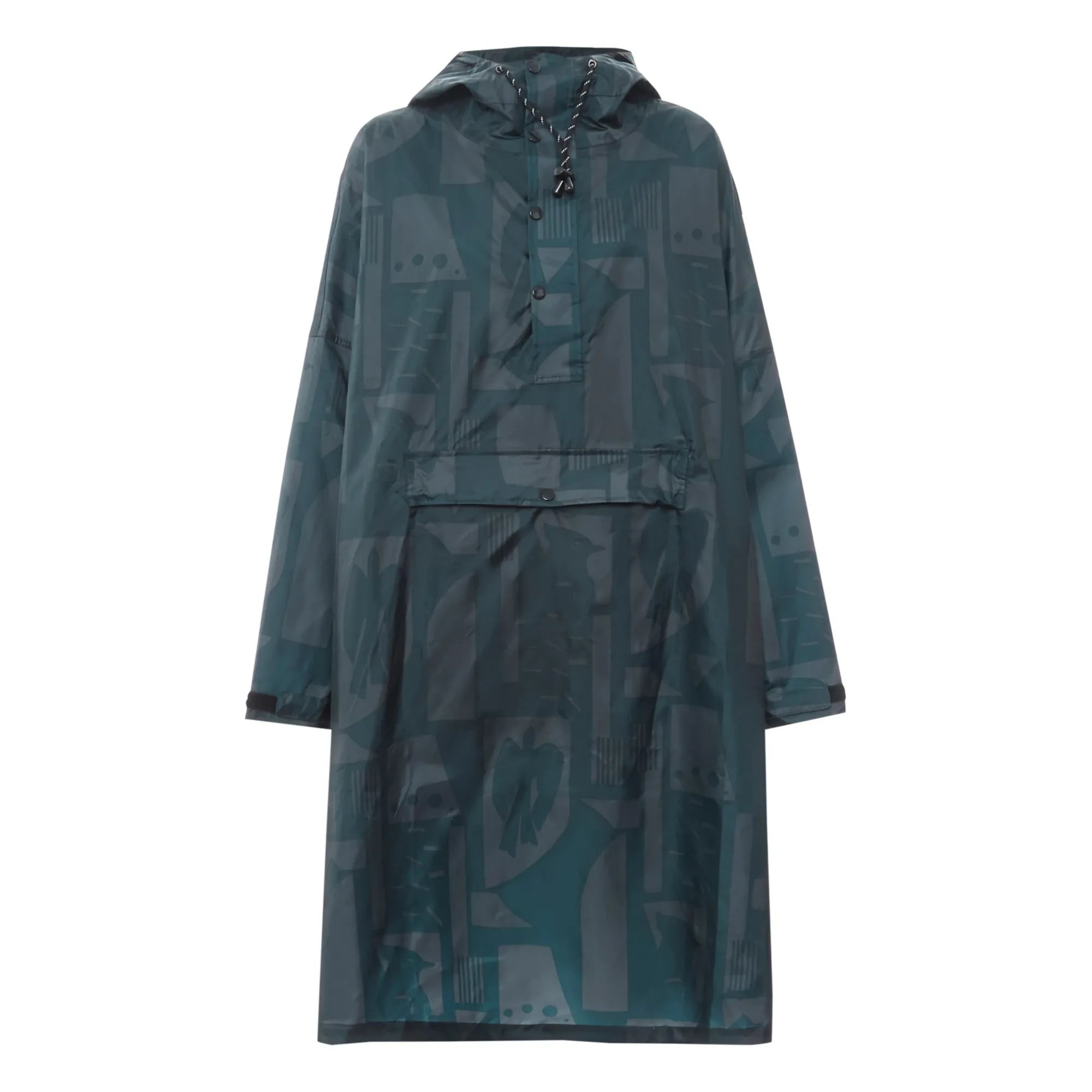 Rainkiss - Capa de lluvia impermeable Art Camo | Negro