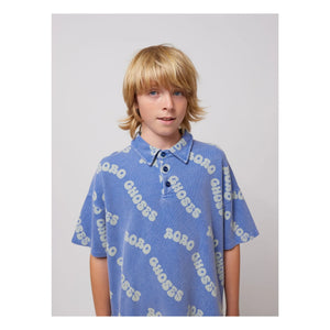 Bobo Choses - Polo de algodón orgánico con logo | Azul