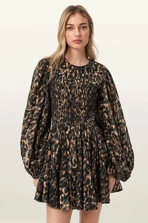AllSaints Vestido ancho de algodón CHIA