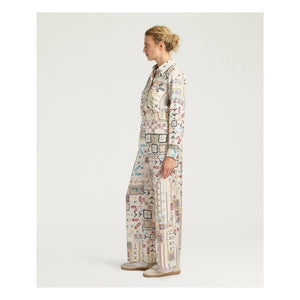 Momoni - Pantalón de Seda Ortiz | Crema