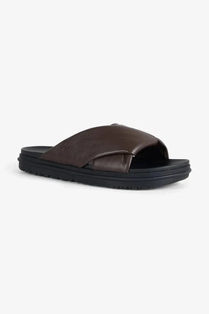 Chanclas planas de cuero Emu Australia Selene para mujer