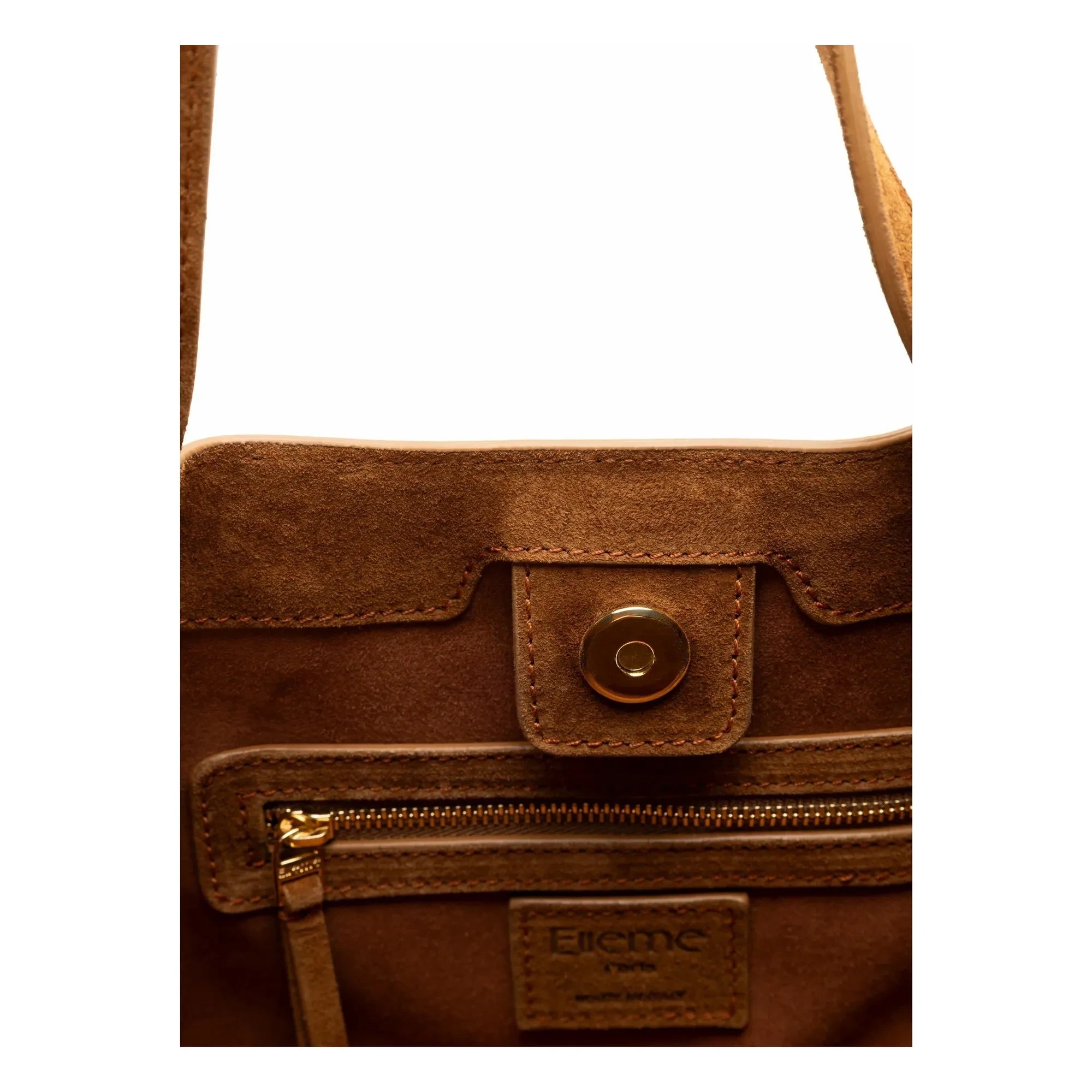 Elleme - Bolso tote Dimple Suecia | Coñac