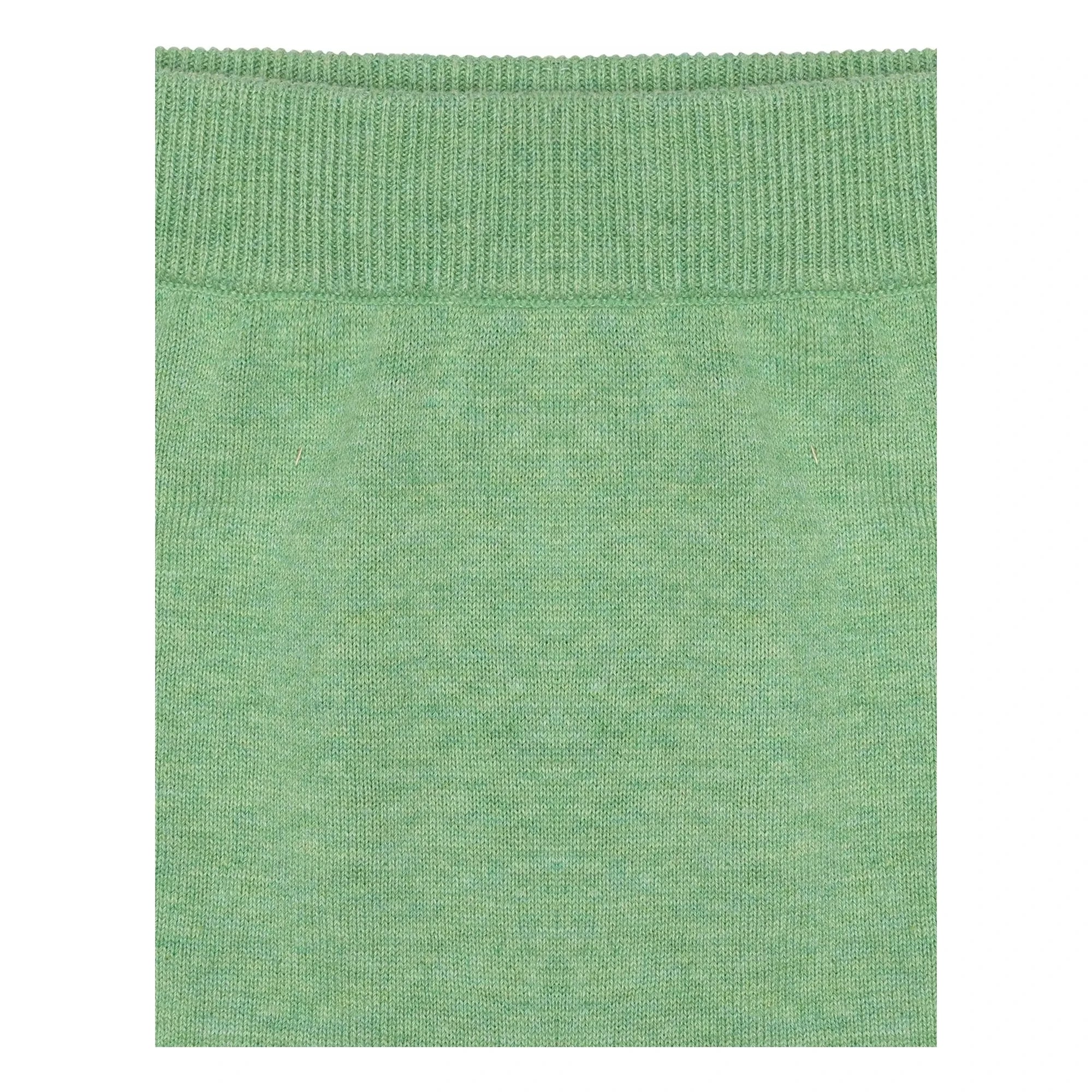 FUB - Shorts de punto de algodón orgánico Chiné | Verde