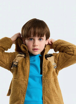 The North Face - Sudadera con capucha Teddy Campshire | Caramelo