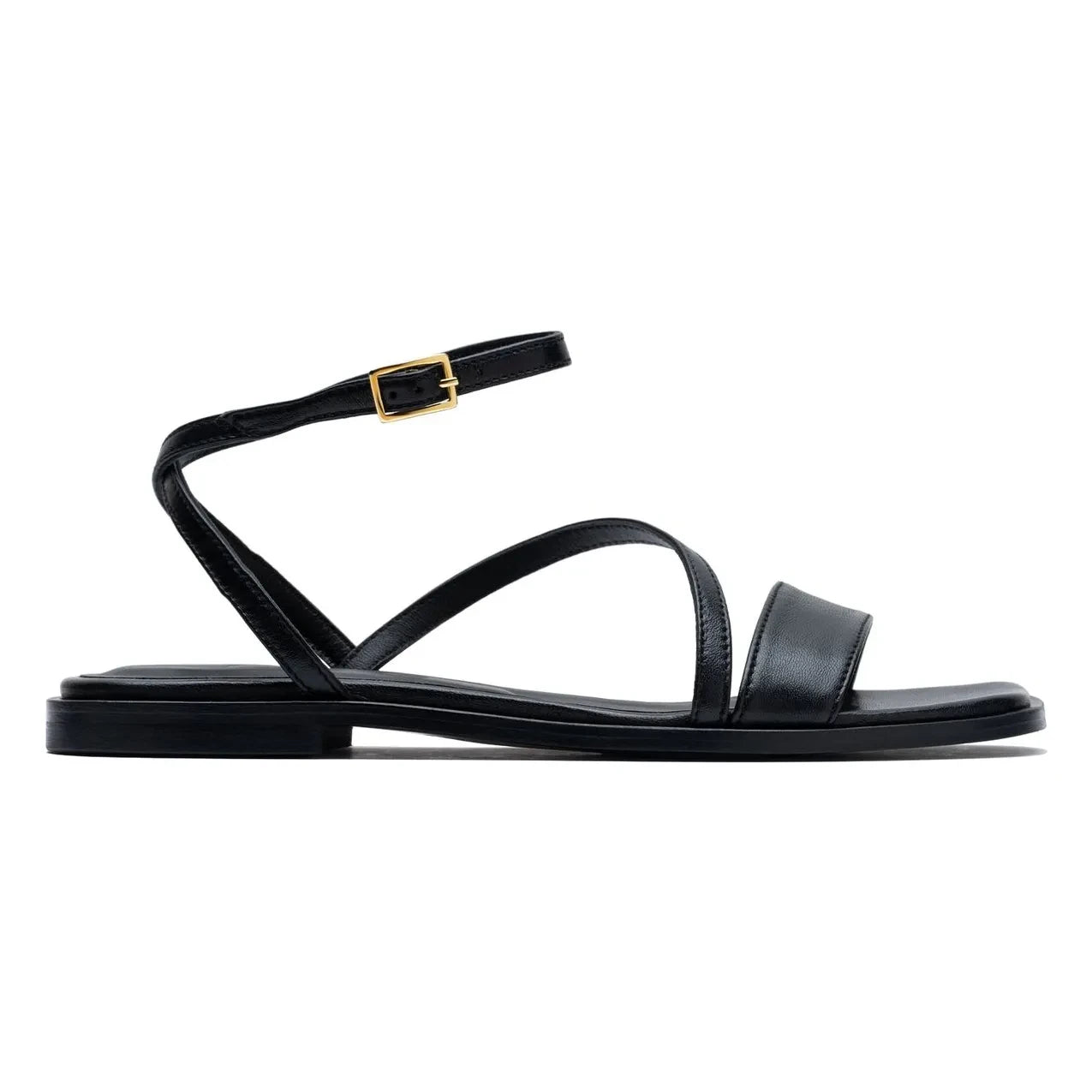 Lachoix - Sandalias de cuero Grace | Negro