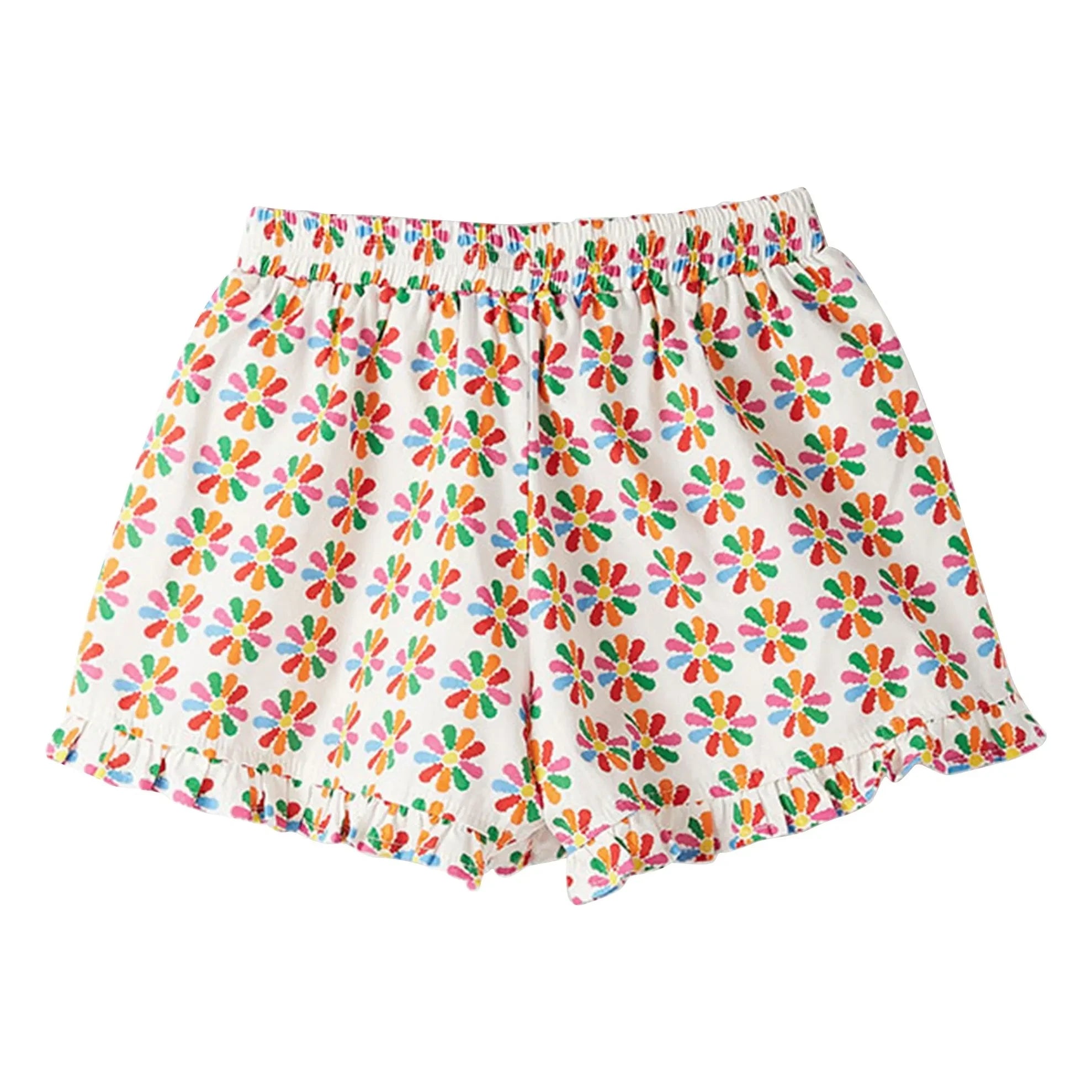 Fabula - Pantalón Corto Volante Moulin à Vent | Blanco