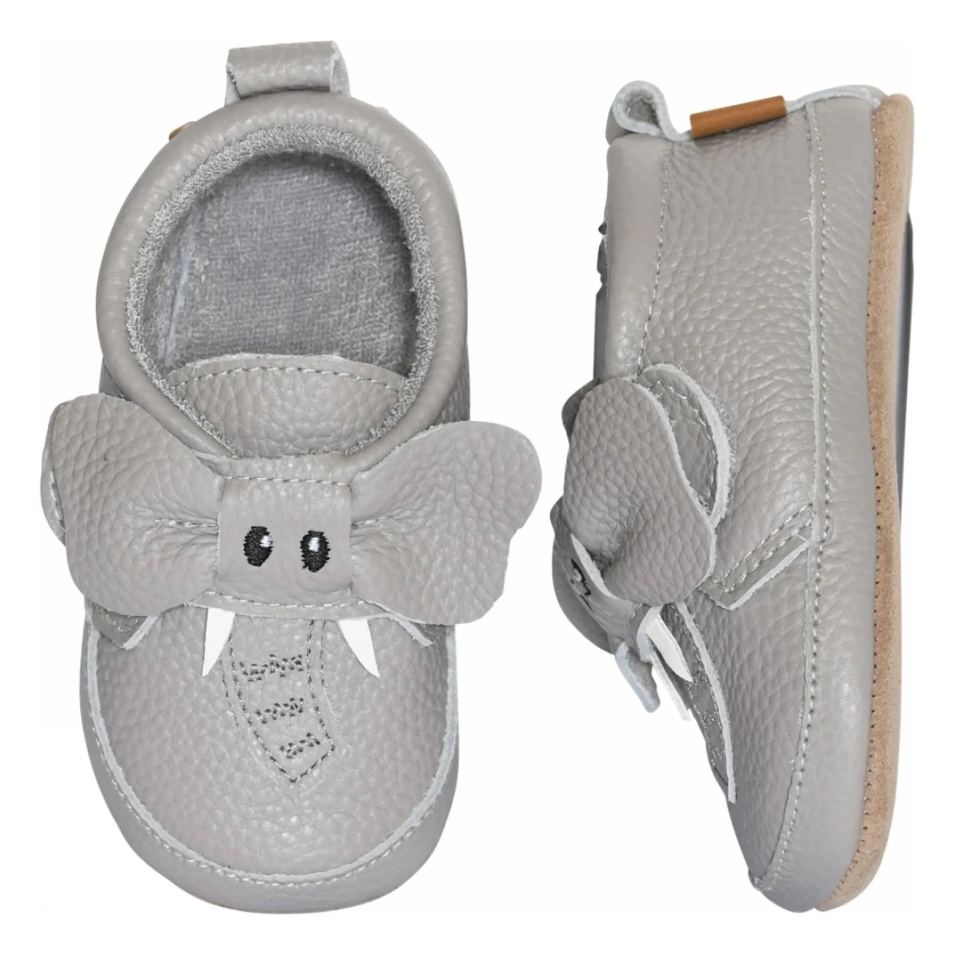 Melton - Zapatillas de cuero con diseño de elefante | Azul