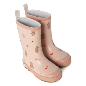 Liewood - Botas de lluvia Mason con conejitos | Rosa