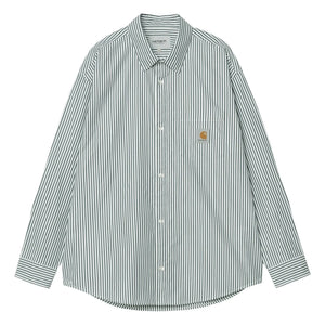 Carhartt WIP - Camisa de rayas Daldry | Azul claro