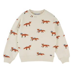 Emile et Ida - Foxes Sweat Organik Pamuk | Ekru