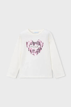 Blusa de manga larga de algodón para niños Mayoral