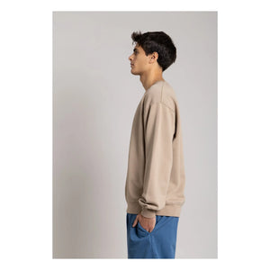 Sudadera Bond de algodón orgánico para Hombre Smallable | Marrón topo