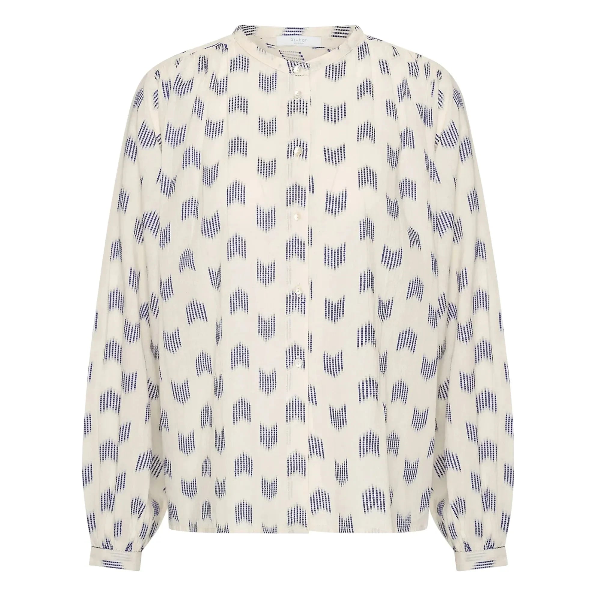 By Bar - Nyka Oase Blusa de algodón | Azul