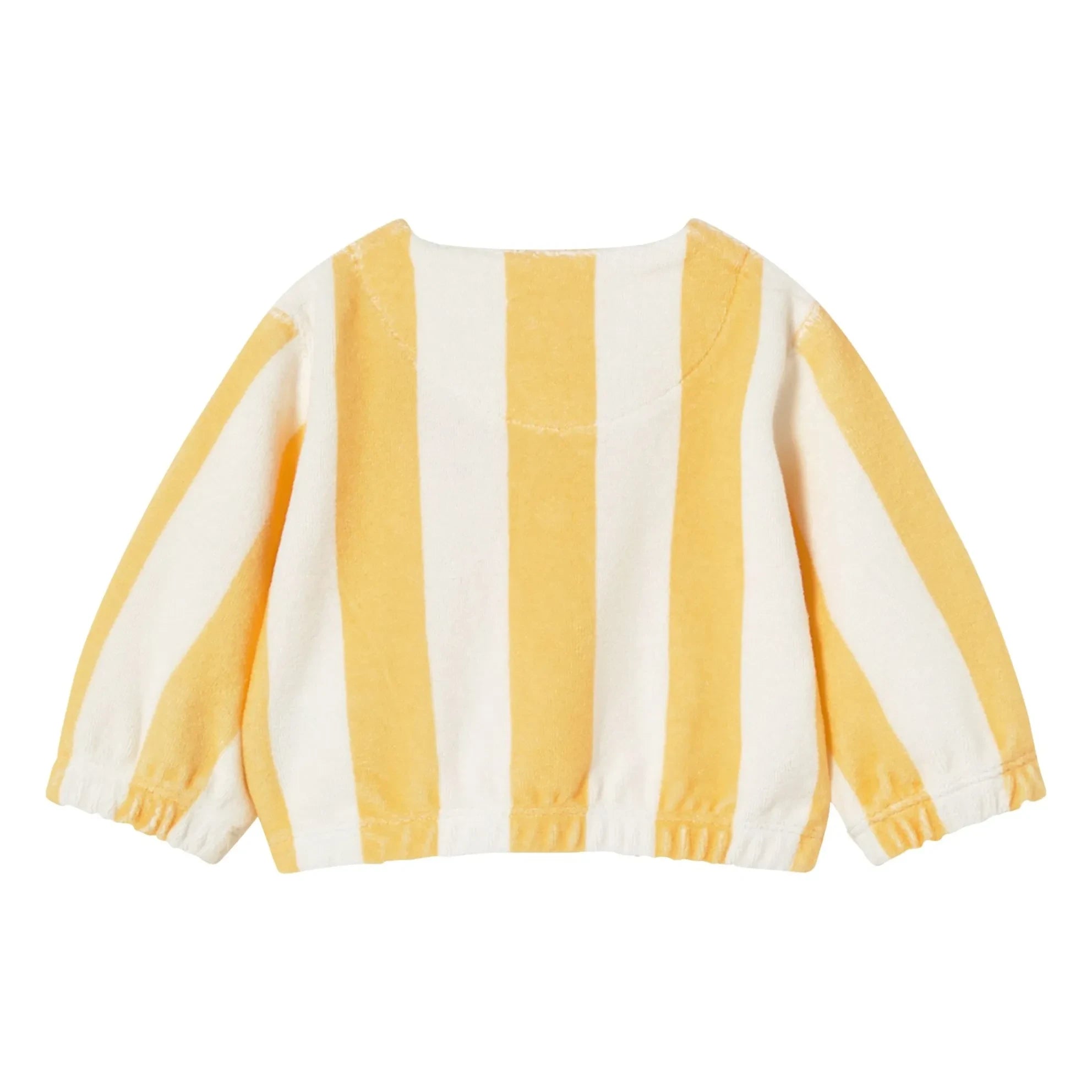 Tinycottons - Sudadera de algodón orgánico a rayas | Amarilla