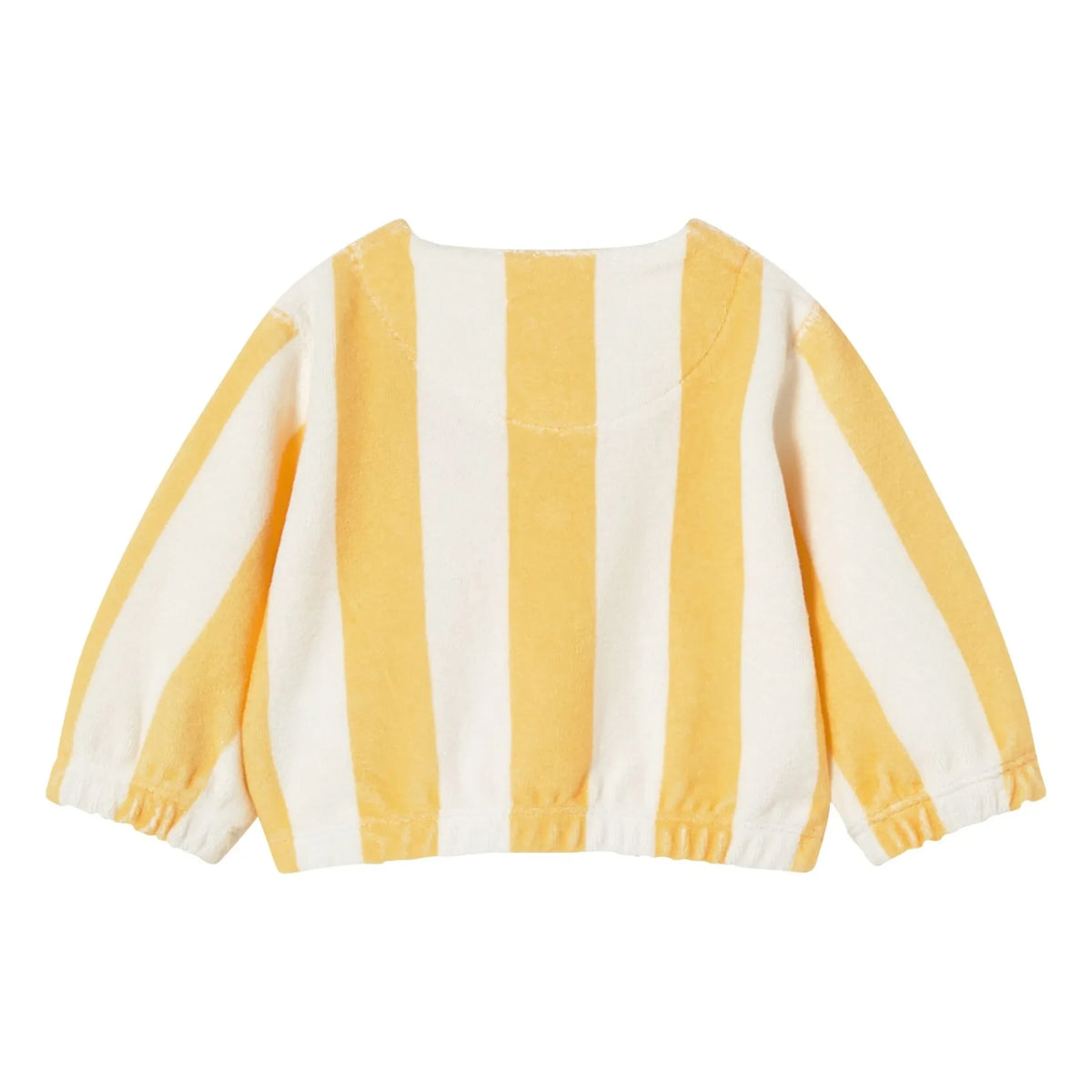 Tinycottons - Sudadera de algodón orgánico a rayas | Amarilla