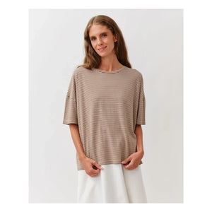 Diega - Camiseta de algodón orgánico Tovo | Camel