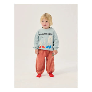 Bobo Choses - Sweat Ghosts Bobo Choses Algodón Orgánico Bebé | Azul Claro