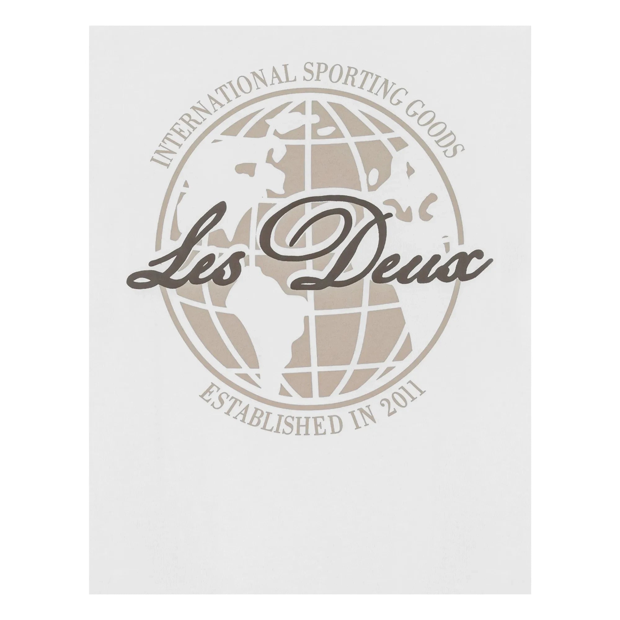 Les Deux - Globe Les Deux Camiseta Algodón orgánico | Blanco