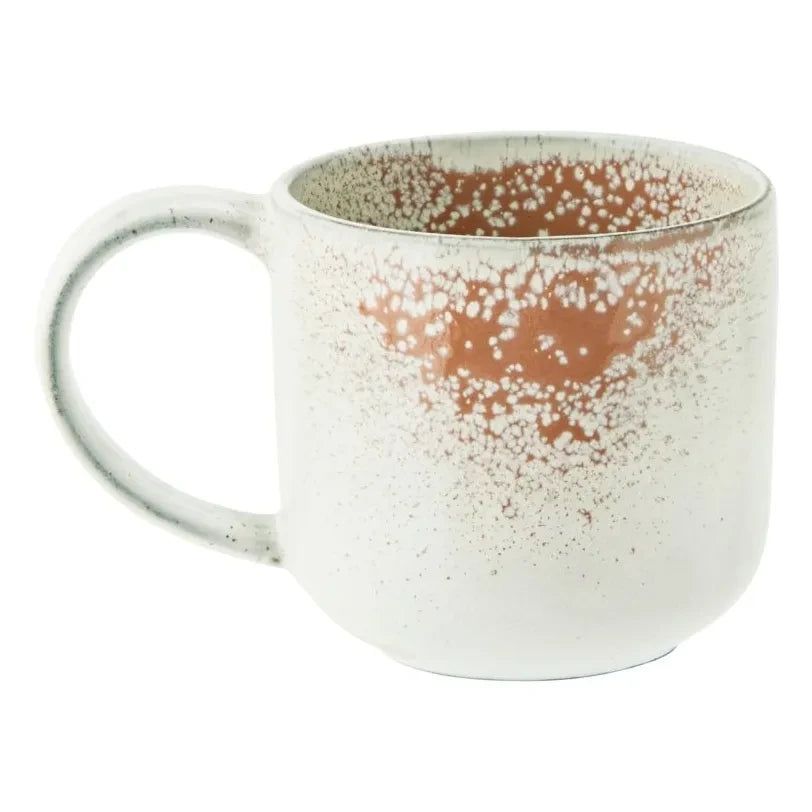 Madam Stoltz - Taza de gres | Blanco