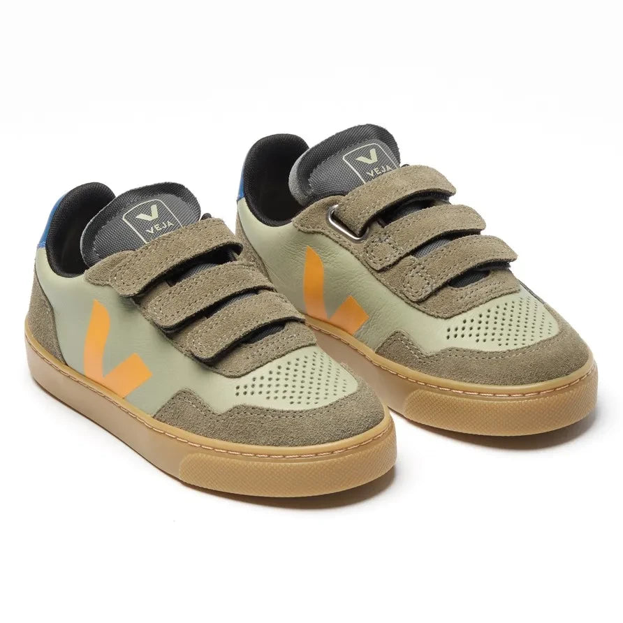 Veja - Scratch Sneakers Small V-90 Deri O.T | Haki