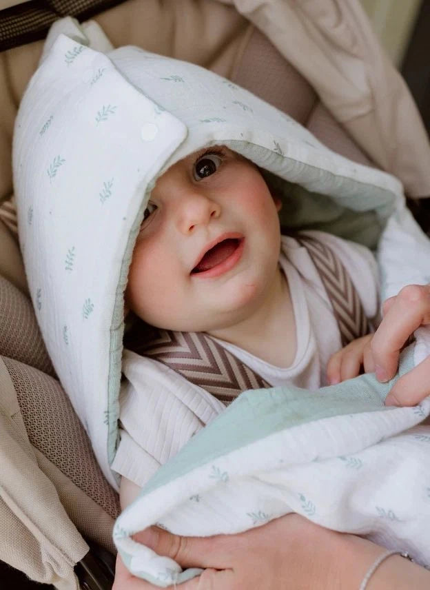 Les Petites Billes - Cuna reversible de 4 estaciones para bebés | Verde Aqua