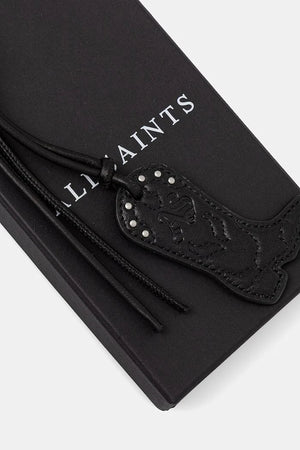 Llavero de cuero de vaquero AllSaints para mujer
