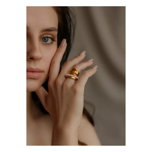 Misho - Anillos apilables Bora Bora | Oro