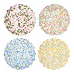 Meri Meri - Platos pequeños de melamina - Meri Meri x Liberty - Set de 4