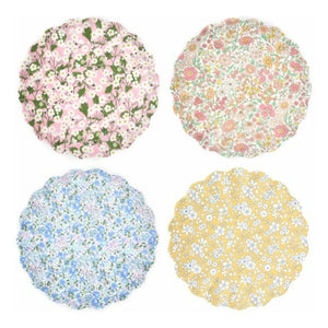 Meri Meri - Platos pequeños de melamina - Meri Meri x Liberty - Set de 4