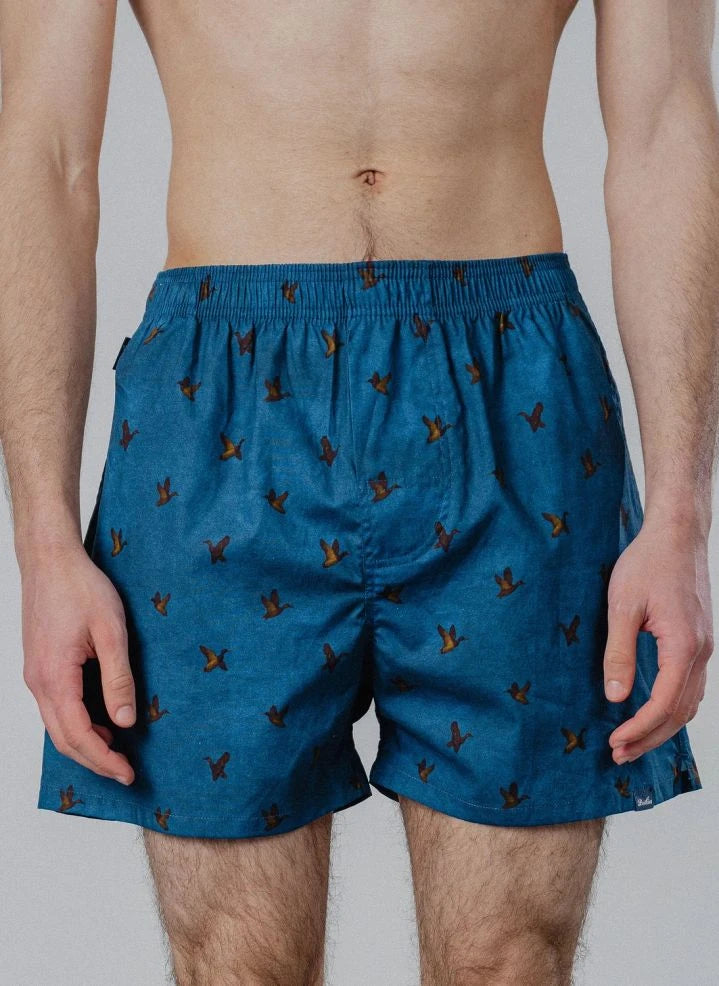 Pockies - Ördek Boxer Şort | Petrol Mavisi
