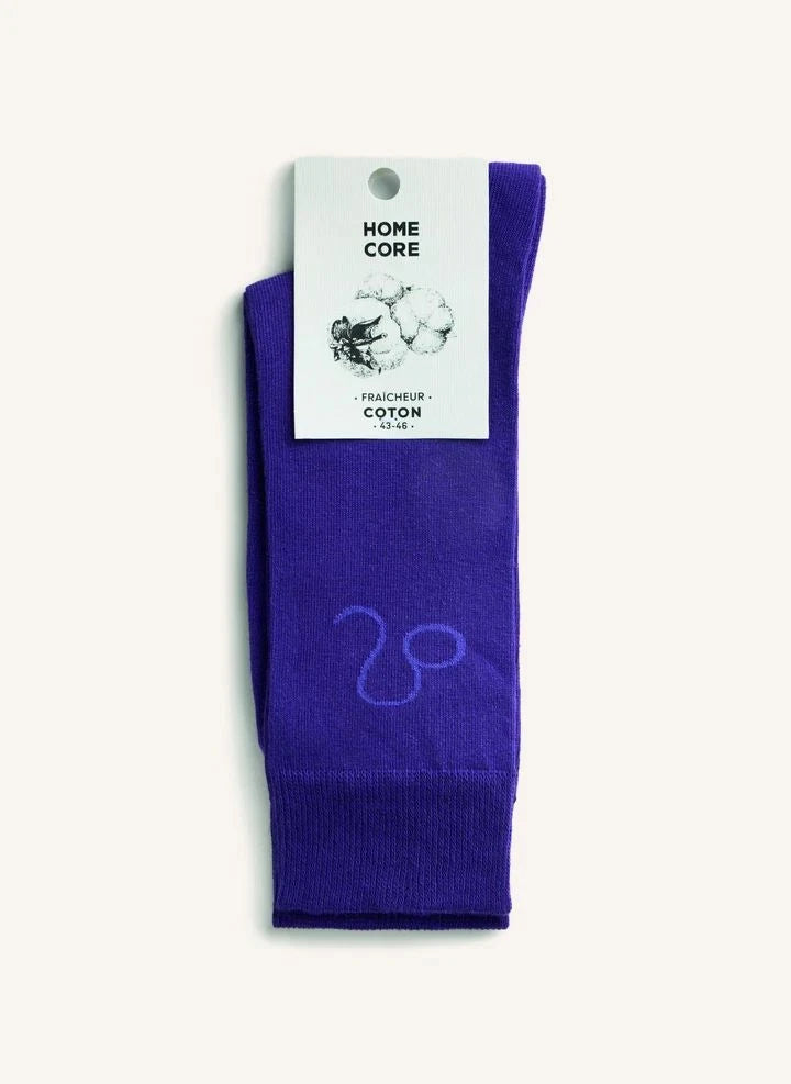 Homecore - Leo Zodiaco Calcetines | Púrpura