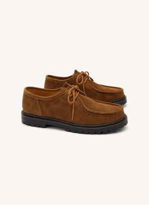Smallable Kid - Coleman Zapatos Derby de ante | Caramelo