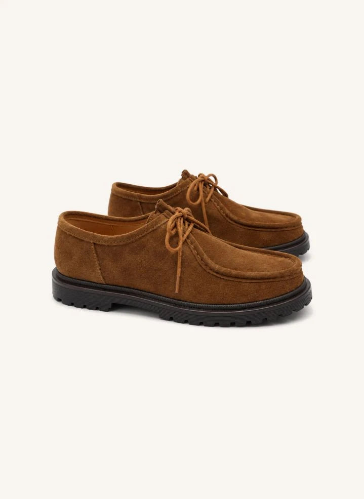 Smallable Kid - Coleman Zapatos Derby de ante | Caramelo