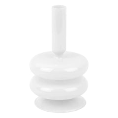Present Time - Candelabro de doble aro Sparkle | Blanco
