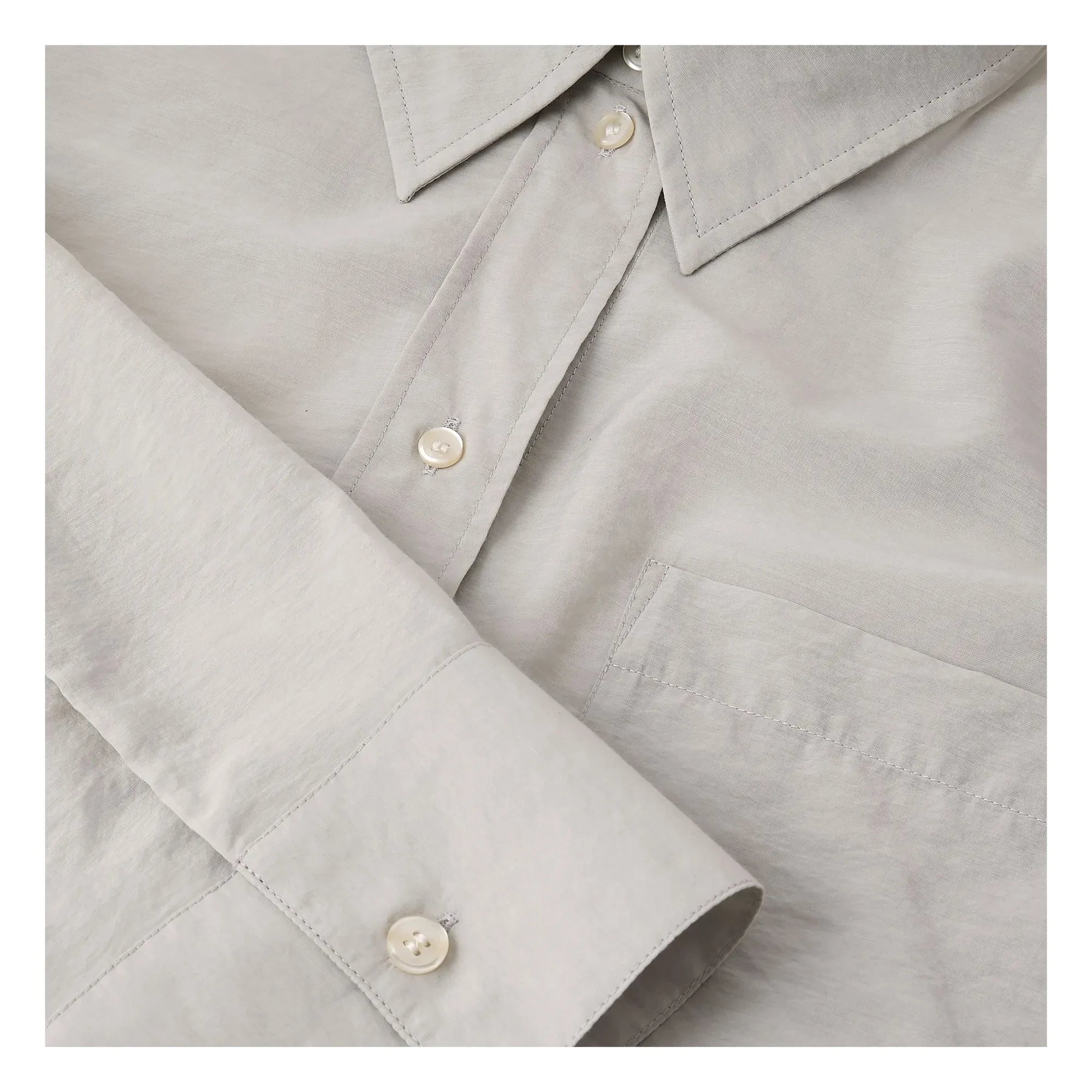 Soeur - Camisa de algodón Francesca | Gris claro