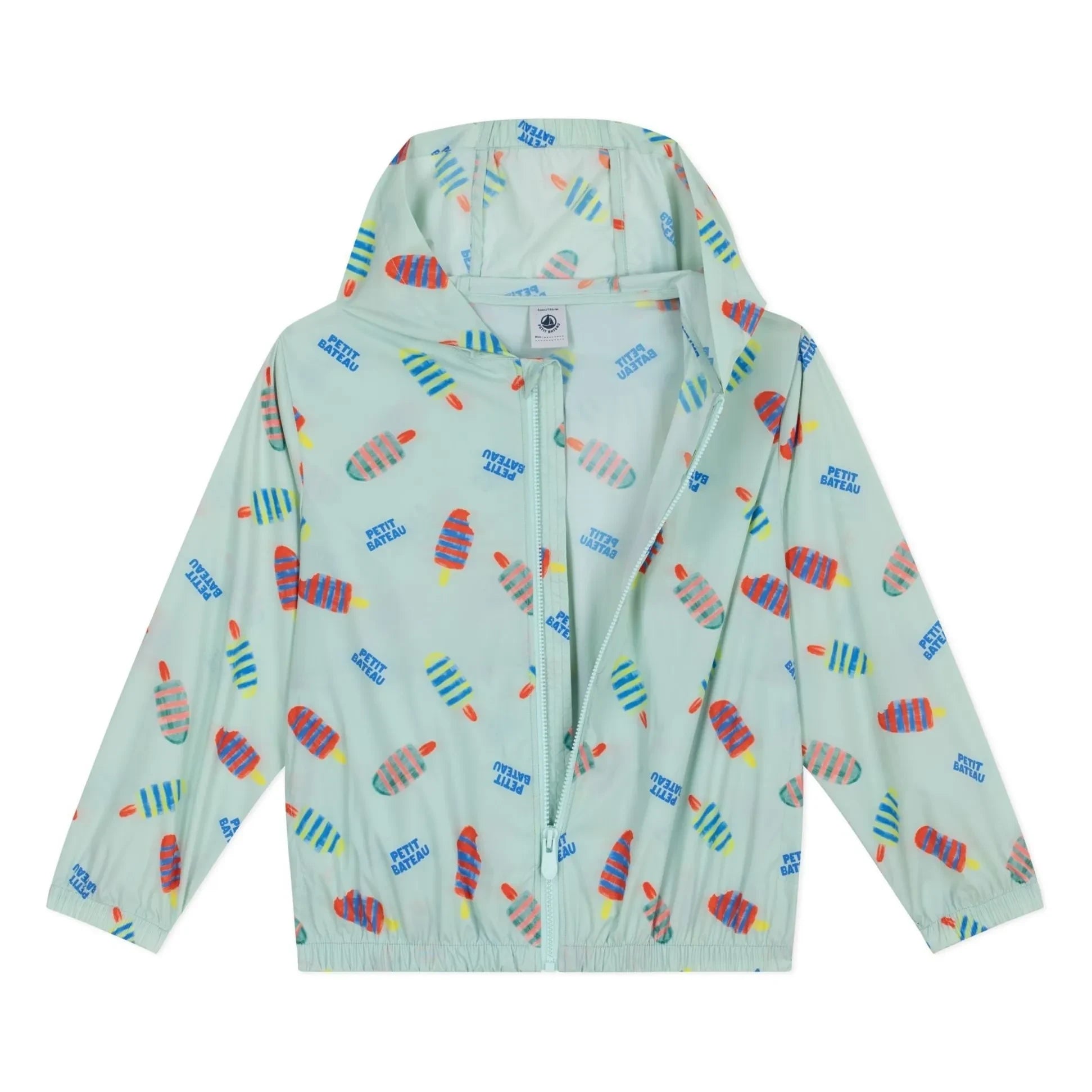 Petit Bateau - Cortavientos estampado floral | Blanco
