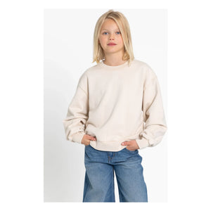 Smallable Kid - Sudadera de algodón orgánico Maia | Crema