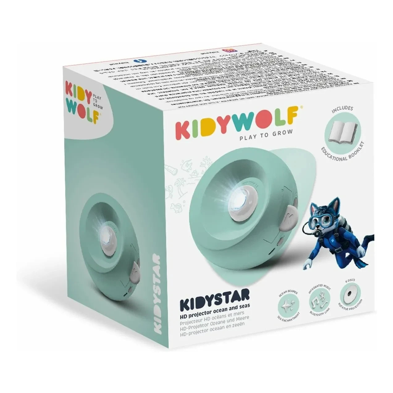 Kidywolf - Proyector de imágenes Ocean | Aqua