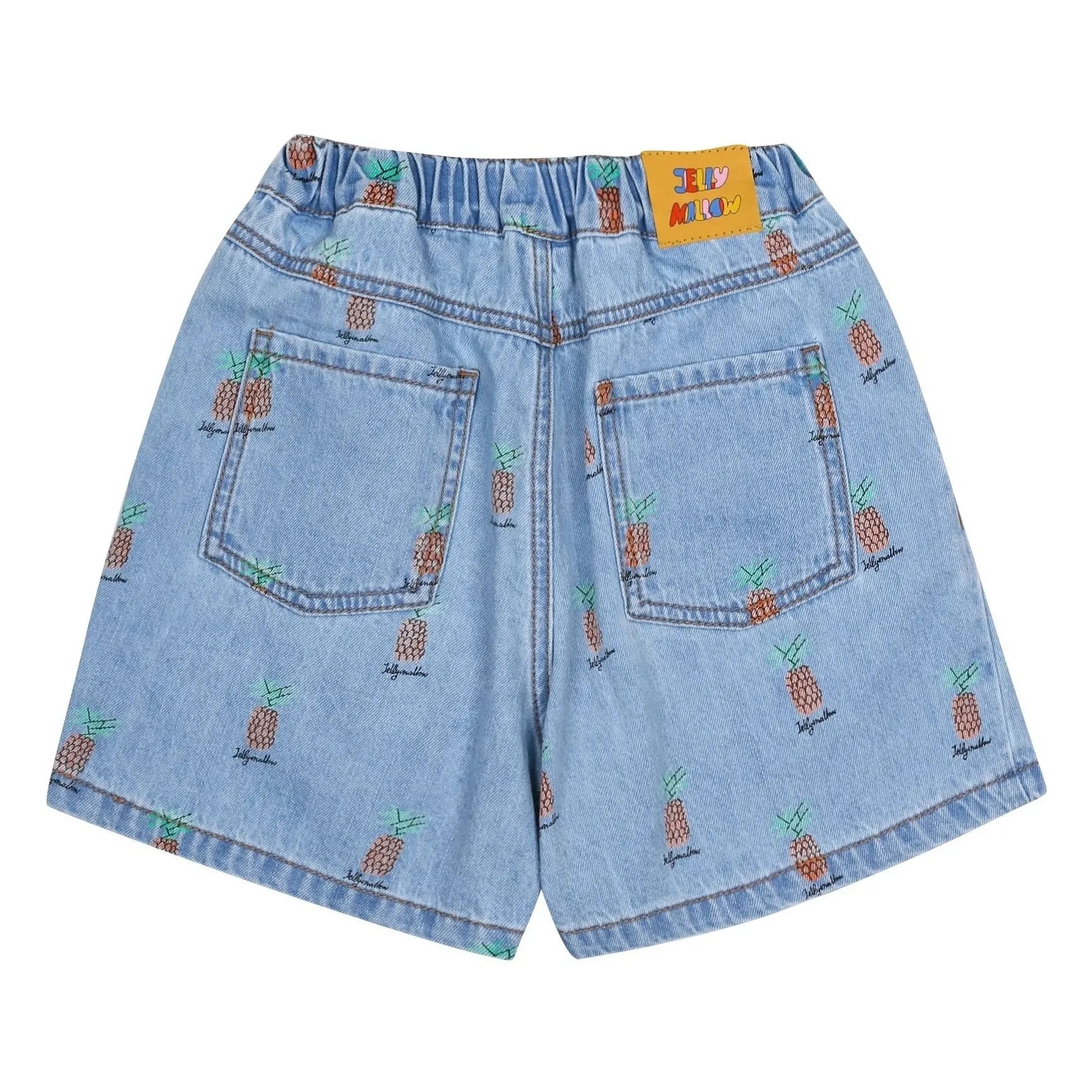 Jelly Mallow - Pantalones cortos vaqueros de piña | Azul