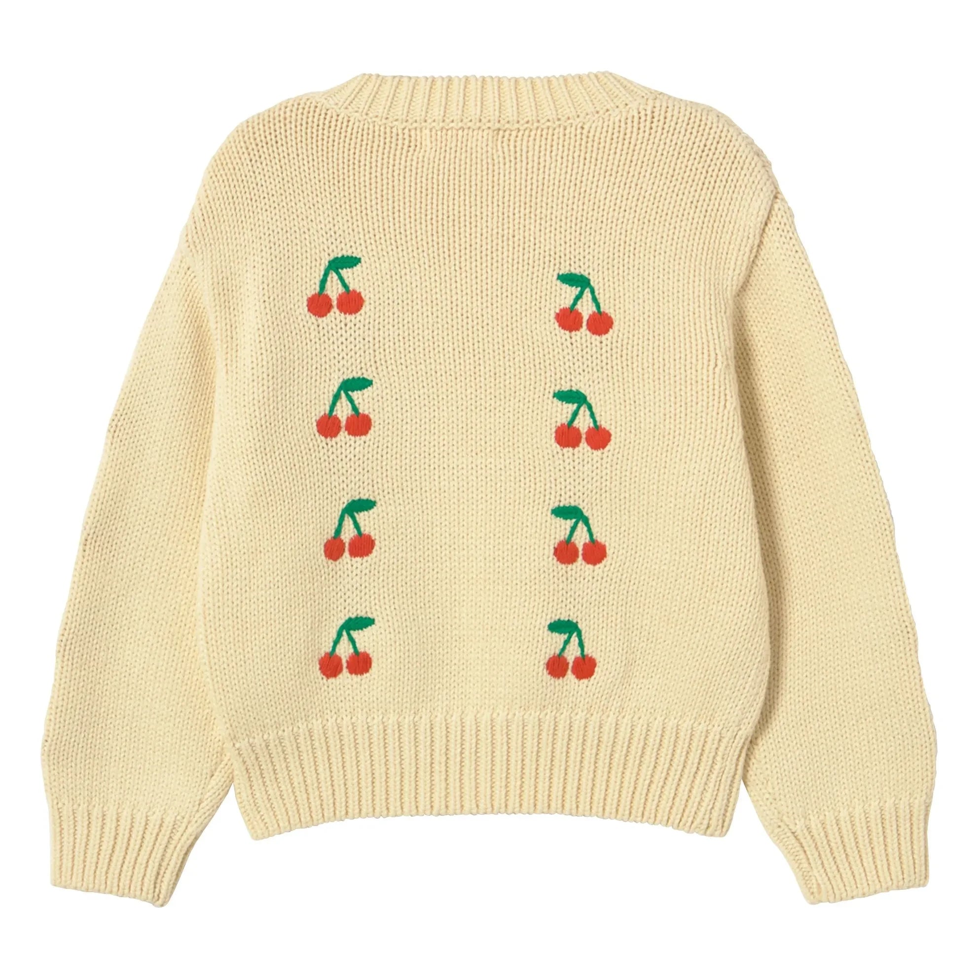 Tinycottons - Jersey Cereza | Amarillo pálido