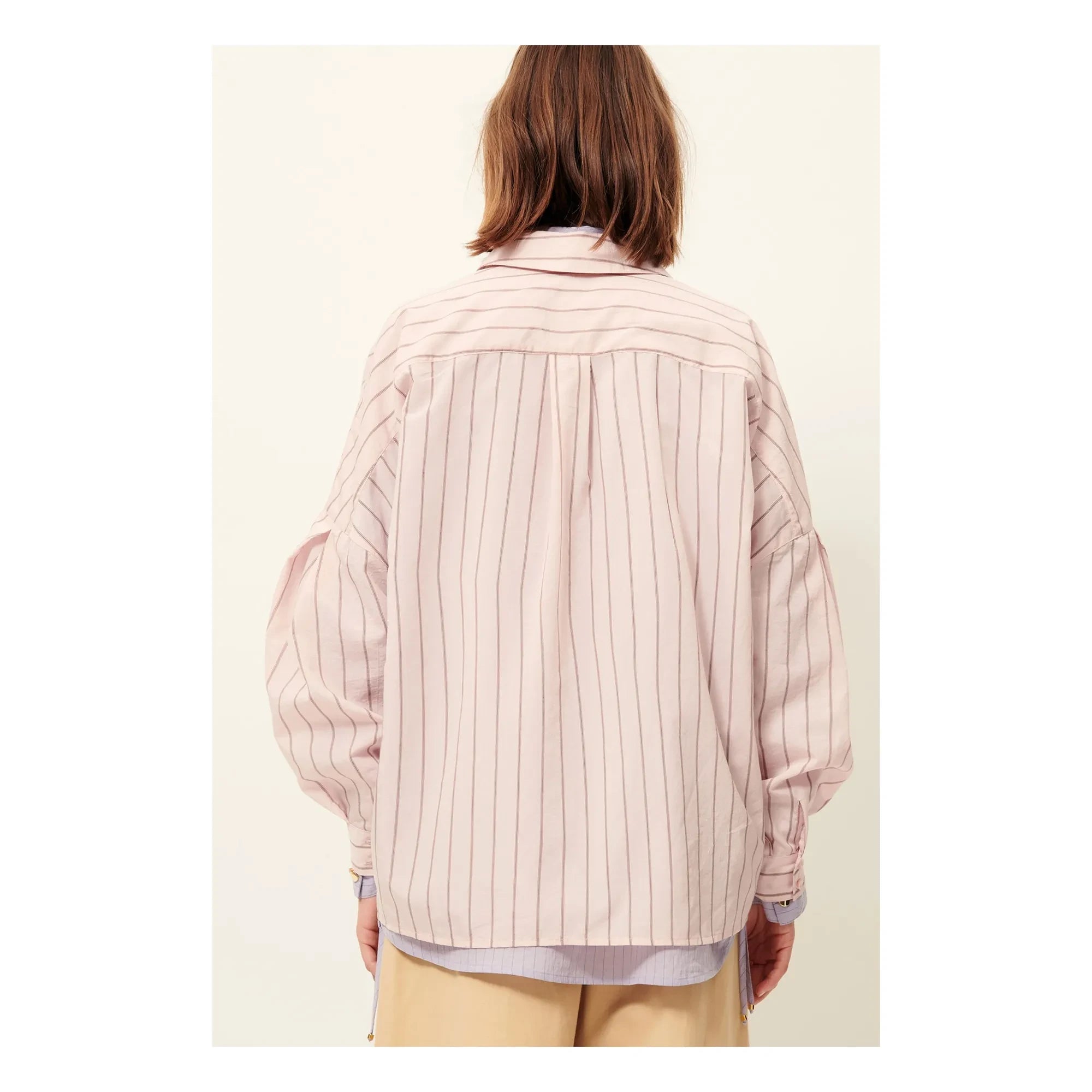 Sessùn - Camisa Dazik a rayas | Rosa
