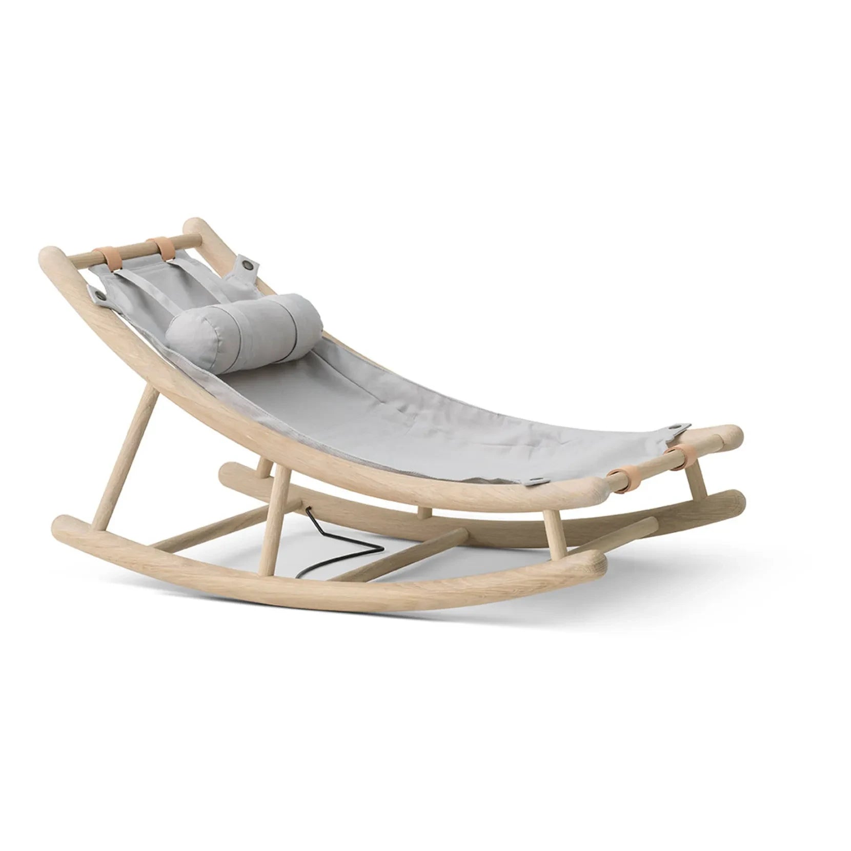 Oliver Furniture - Sillón Mecedor de Roble para Bebés | Gris